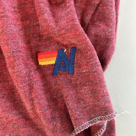 Aviatior Nation 3/4 sleeve ski chaser Henley. - Picture 2 of 4